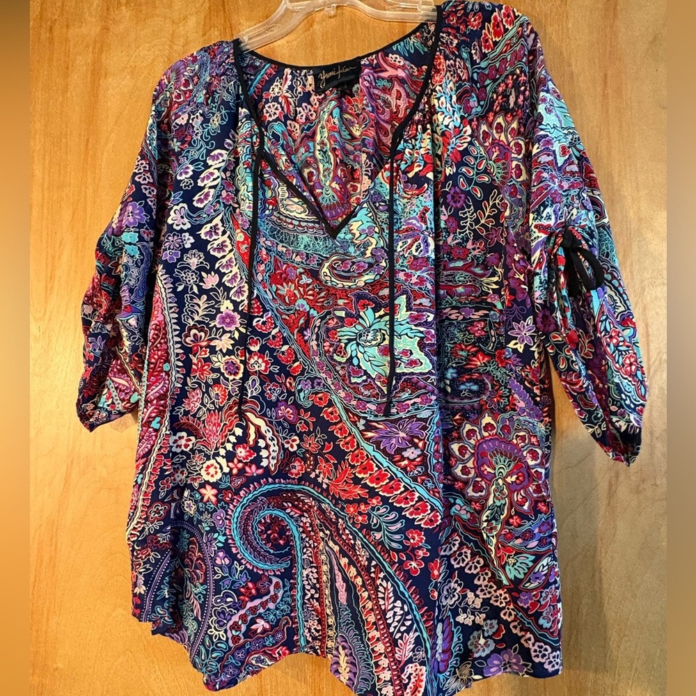 Multicolor Paisley Women's Top